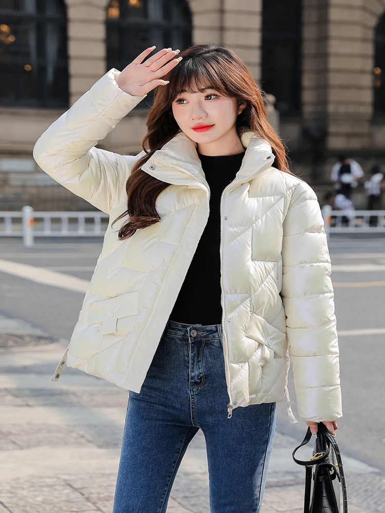 2023 New Winter Jacket Women's Parkas Hooded Overcoat Casual Long Coat Cotton Padded Parka Warm woman Jackets Outwear