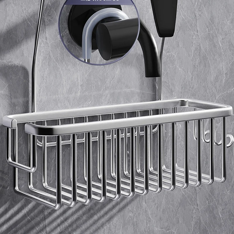 ABHG Съемная корзина для ванной комнаты держатель шампуня без перфорационных
