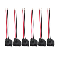 6pcs 2 pin ignition coil connector pigtail plug harness for toyota 4runner camry mr2 lexus ls400 sc400 car accessories
