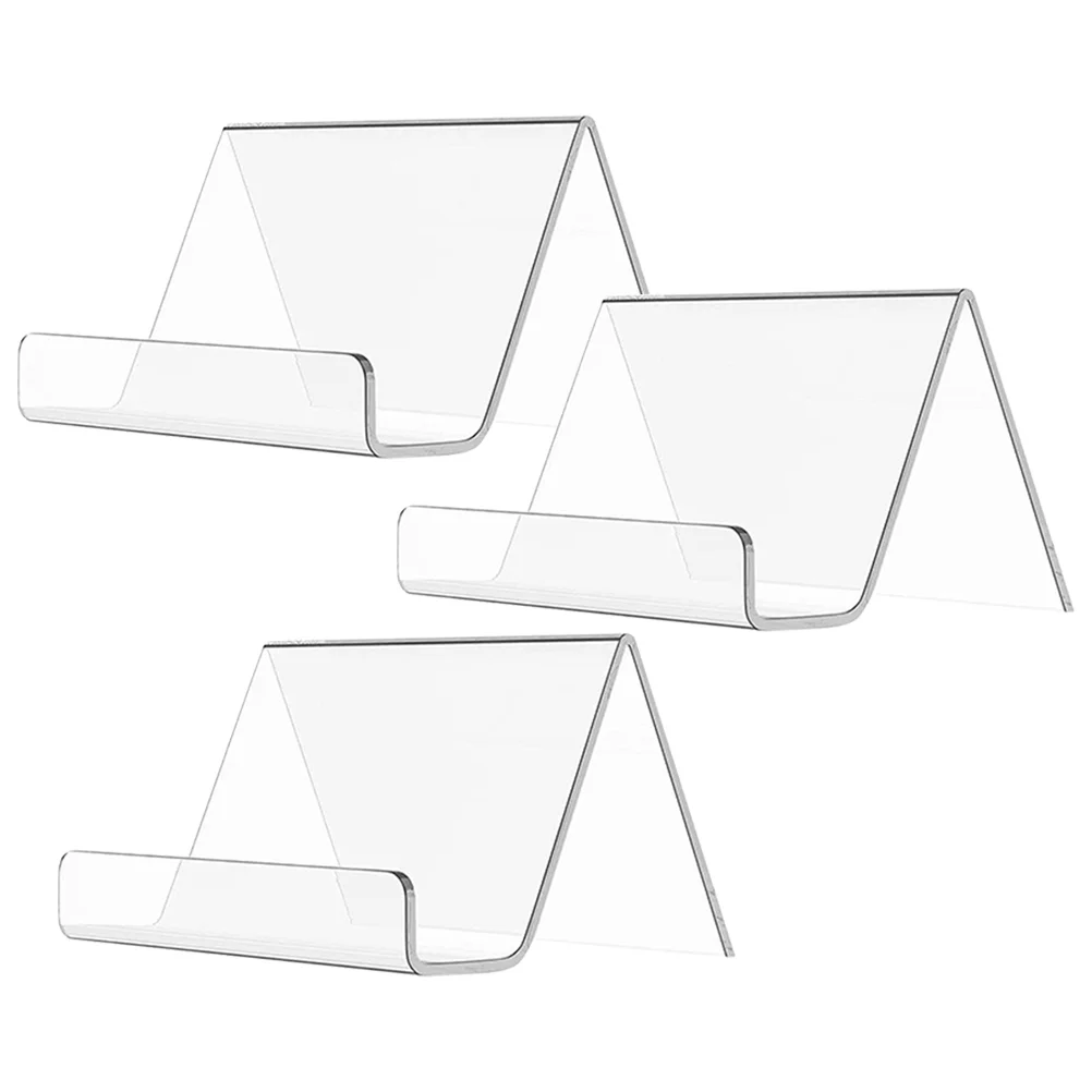 

3Pcs Name Cards Stands Business Cards Bases Card Organizing Racks Name Card Organizers