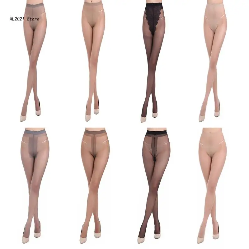 

Сексуальные летние дышащие строгие эластичные чулки, высокоэластичные женские колготки с защитой от крючка, для ночного клуба