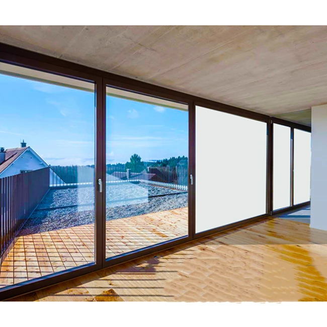 

Privacy magic dimming electric tint smart pdlc switchable glass film in building glass