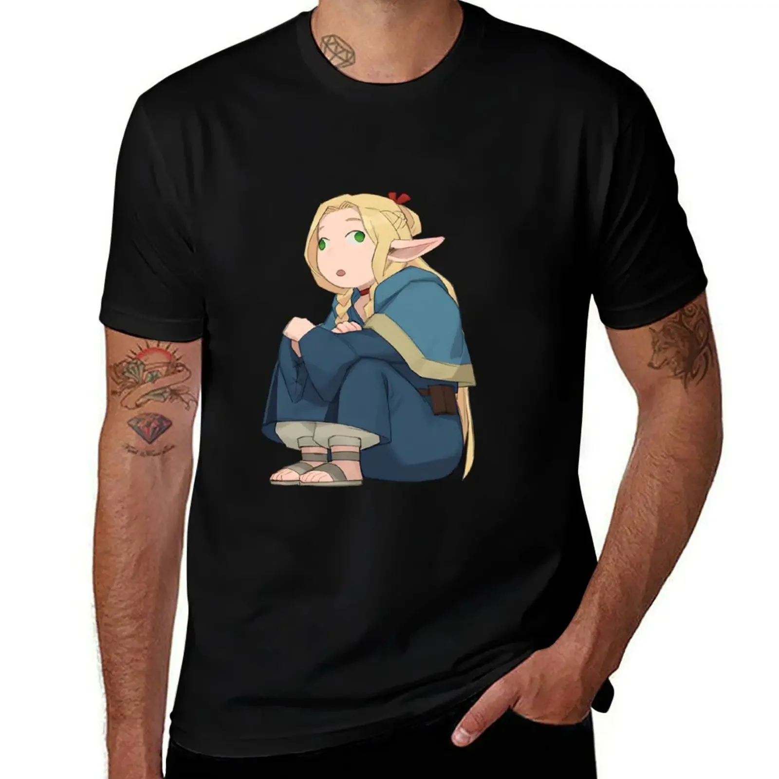 Футболка Marcille роскошная футболка черные футболки с рисунком рэпера наряды для