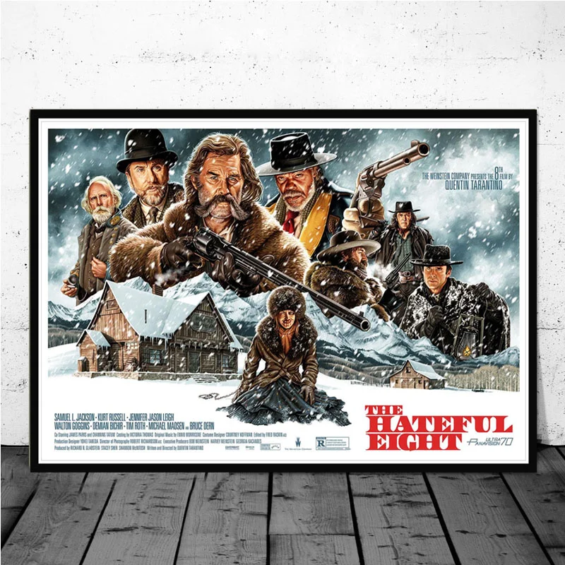 

The Hateful Eight Classic Movie Canvas Painting Posters And Prints Wall Art Picture Vintage Film Decorative Home Decor Quadro