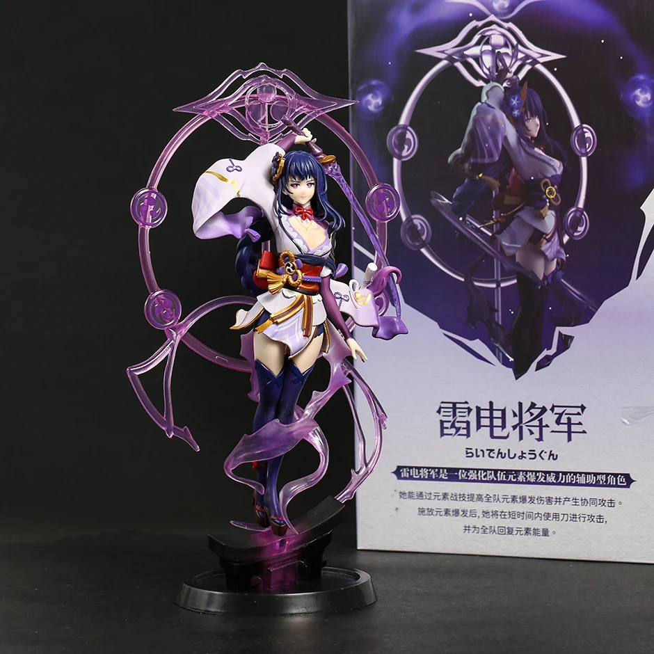 

Genshin Impact Beelzebul Raiden Shogu Game Statue Figure Decor Doll Collectible Desktop Toy