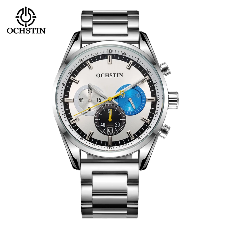 

Commander OCHSTIN men's watch three eyes multifunction chronograph wristwatch fashion business sports calendar watches for men