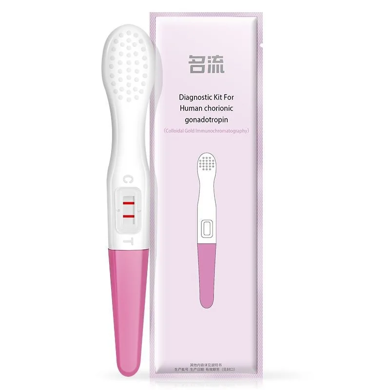 1 шт. самозаклеящиеся тестовые ручки HCG полоски для раннего тестирования на