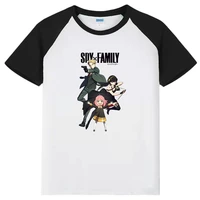 spy x family t shirt kids yor and loid print tops boys clothes girls t shirts anya forger fashion anime print tops 100 cotton