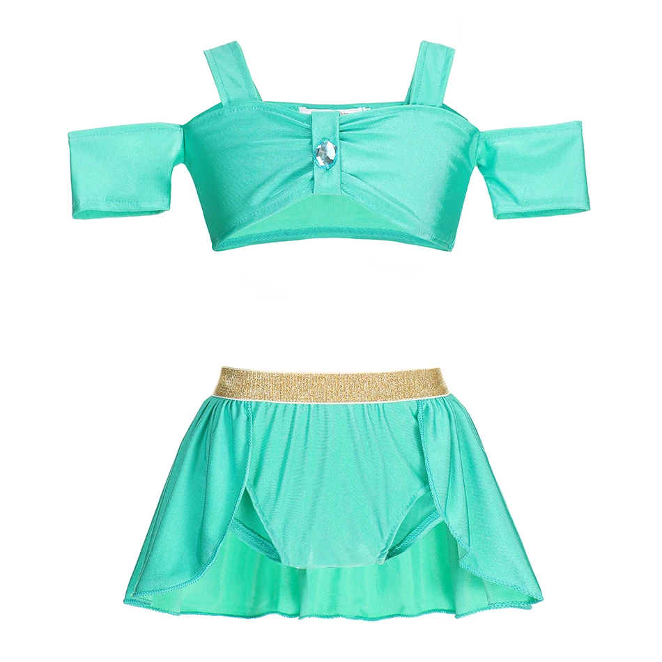 Купальник для девочек 3-10 лет летняя одежда плавания модное Гавайское бикини с