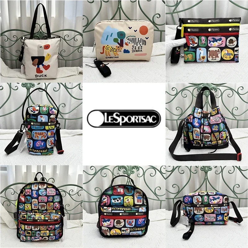 Lesportsacs новая косметичка с мультяшным принтом в виде животного-парка женская