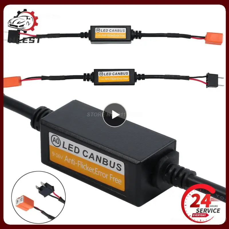

1 ~ 10 шт. светодиодный Canbus декодер Plug & play прочный светодиодный декодер H1/h3/h4/h7/h8/h9/h11 12 В
