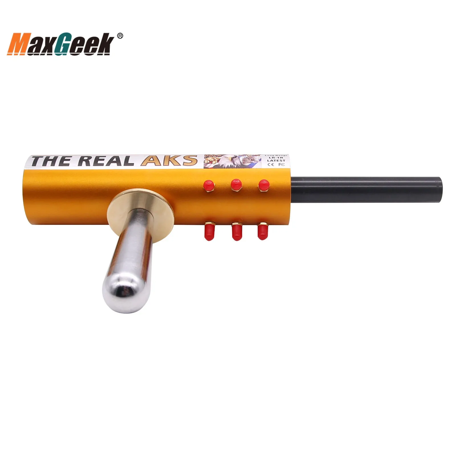 Фото Профессиональный металлоискатель Maxgeek The Real AKS с большим радиусом действия, 6 антенн, подземный золотоискатель, дальность поиска 1200 м, глубин... №3