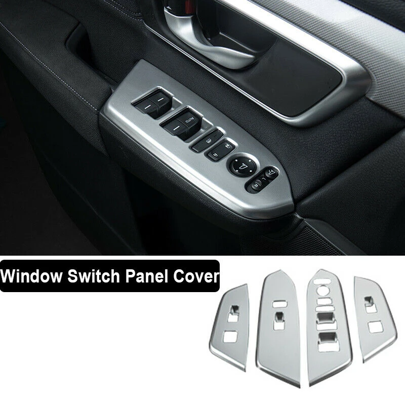 

1/2/8Pcs Carbon Fiber Inner Window Lift Panel Cover Trim Inner Side Door Handle Cover Moulding Trim For Honda CR-V CRV 2017-2021
