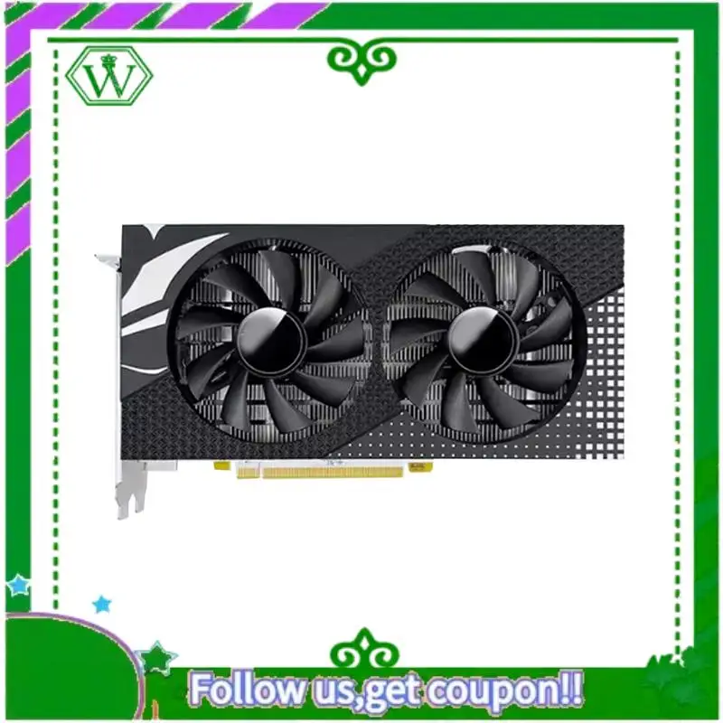 Фото Надежная видеокарта Radeon RX580 8G GDDR5 Видеопамять AMD Cideo Card 256Bit Интерфейс DVI для настольных игровых компьютеров A №3