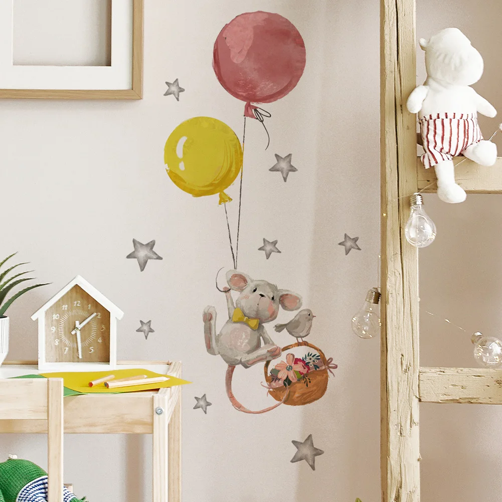 

Настенные наклейки HonC мультфильм мышь