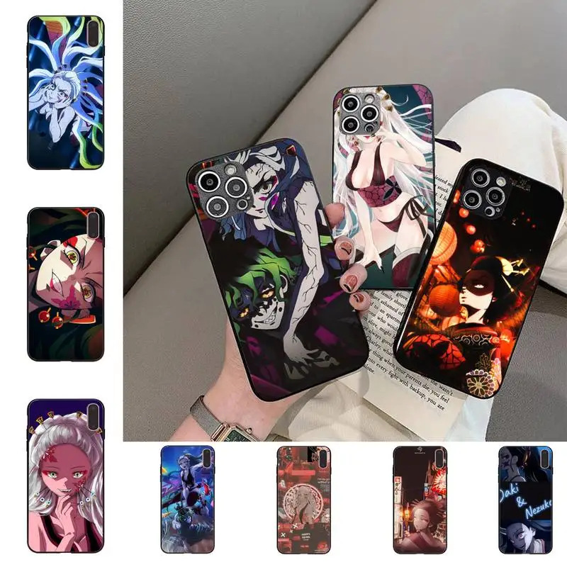

Demon Slayer Daki Phone Case For iPhone 11 12 13 Mini Pro Max 8 7 6 6S Plus X 5 SE 2020 XR XS Funda Case