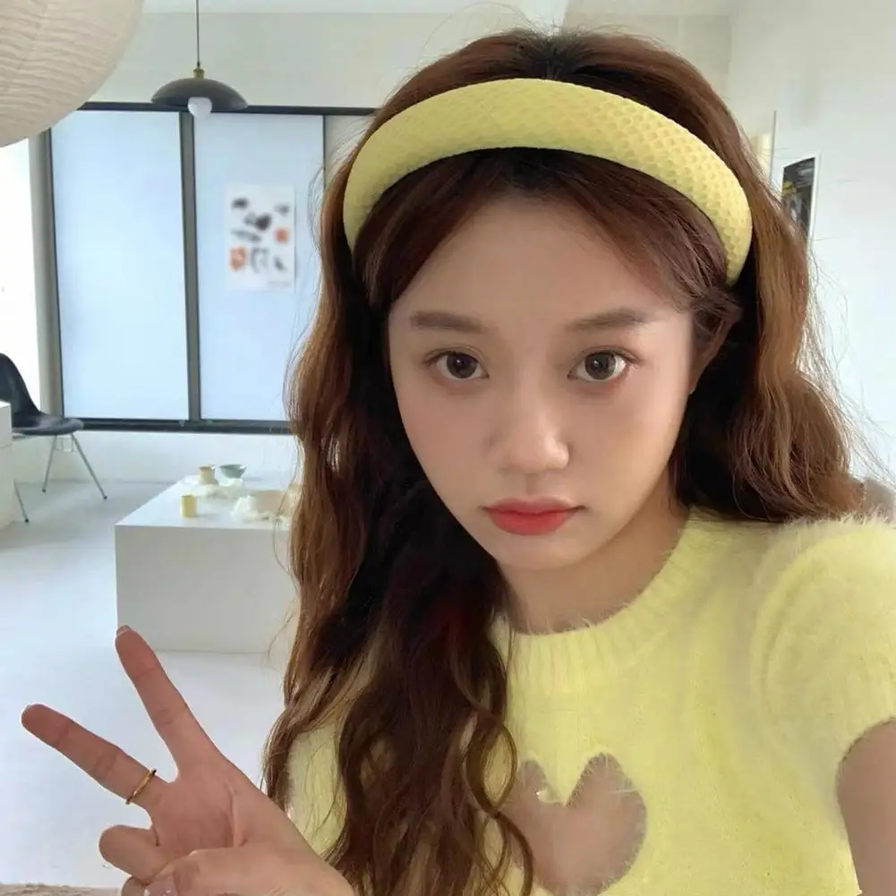 Эластичная Повязка на голову для взрослых стильная повязка волос с вафельным