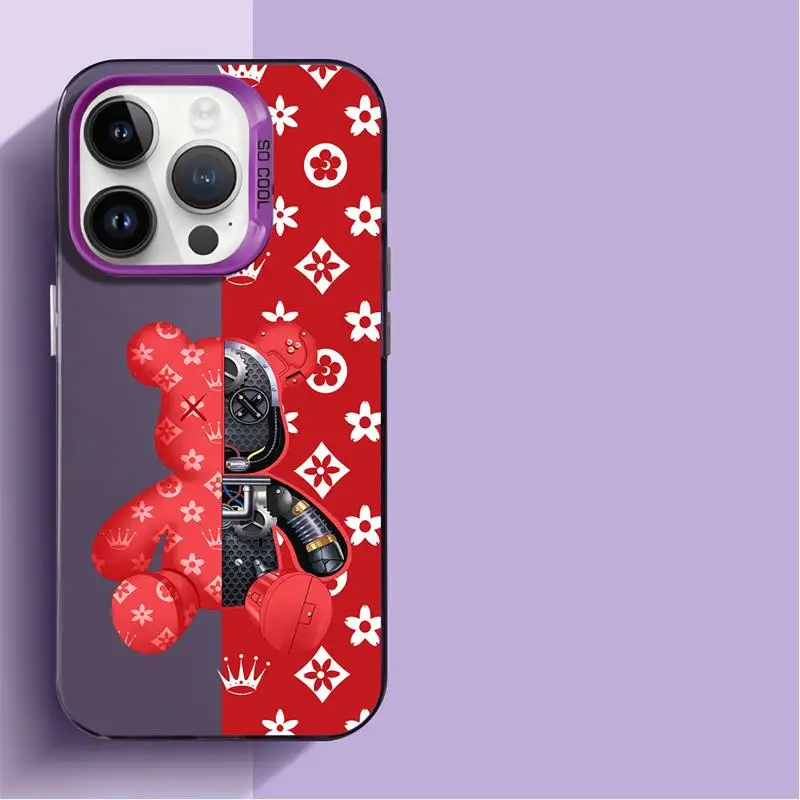 Фото Роскошный робот B-Bear для Apple iPhone 15 Pro Max 14 Pro 13 12 11 Pro Max 14 Plus, противоударный чехол №3