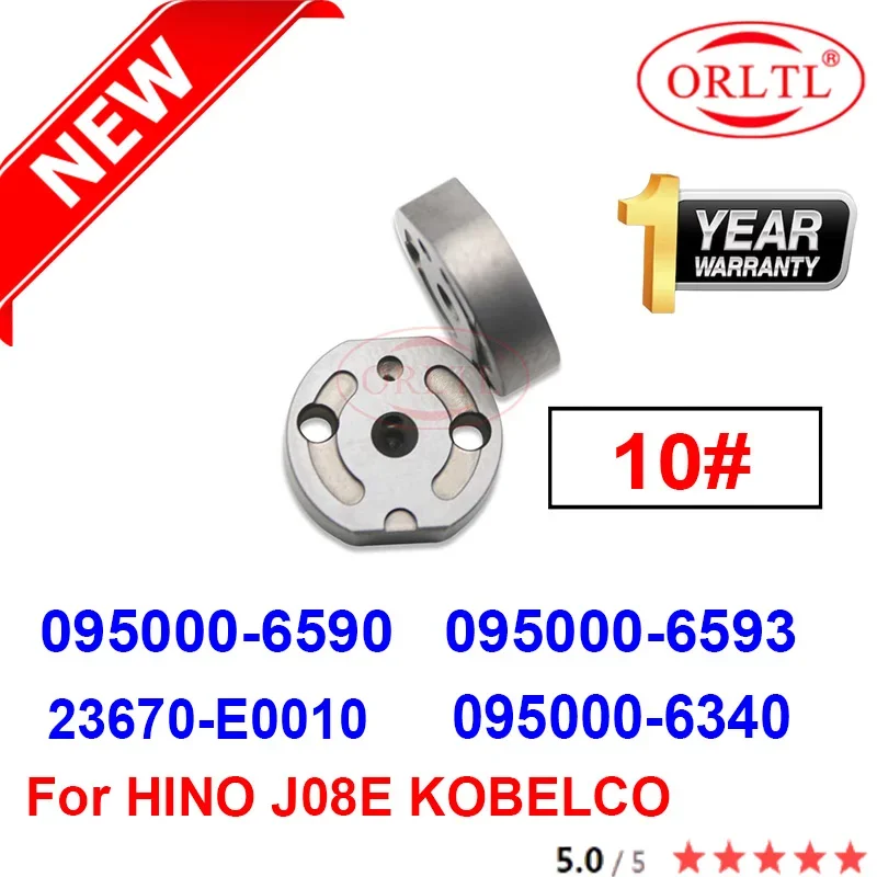 095000 -6590 -6593 23670-E0010 -6340 Дизельный клапан отверстиеная пластина 10 # для HINO J08E KOBELCO