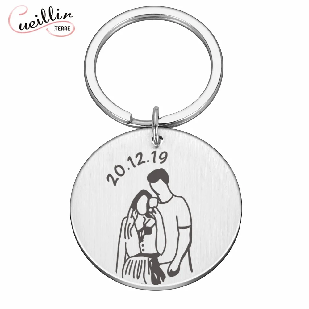 Special Custom Keychain For Lovers Anniversary Date Custom Keychain Popular Accessories Surprise Gift Send Boyfriend Girlfriend
