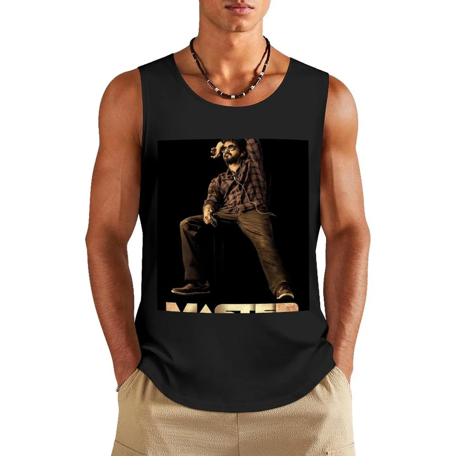 Master - Thalapthi Visay Tank Top Muscle fit спортивные футболки спортивная рубашка мужская