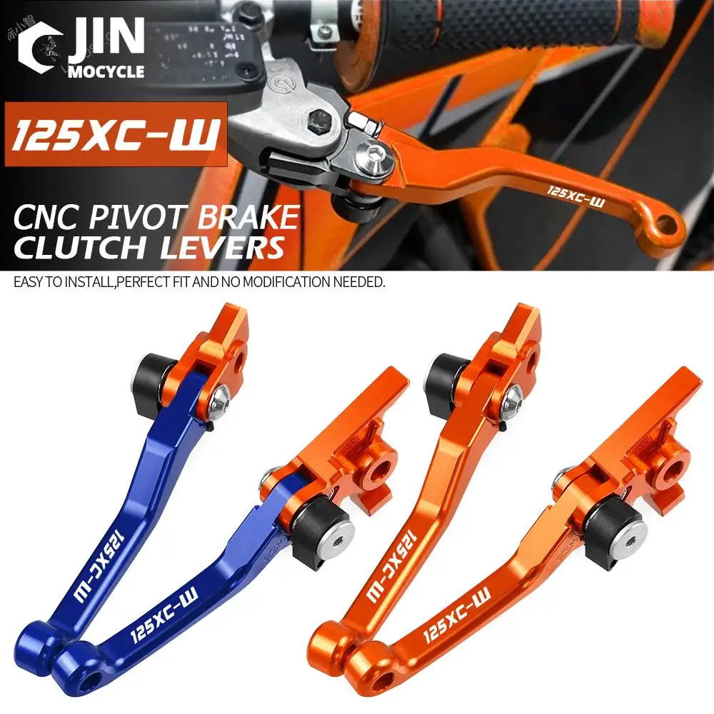 

For K-T-M 125XCW 125 XC-W 2016 2017 2018 2019 CNC Motocross Foldable Pivot Dirt Bike Handlebar Brake Clutch Levers Handle Lever