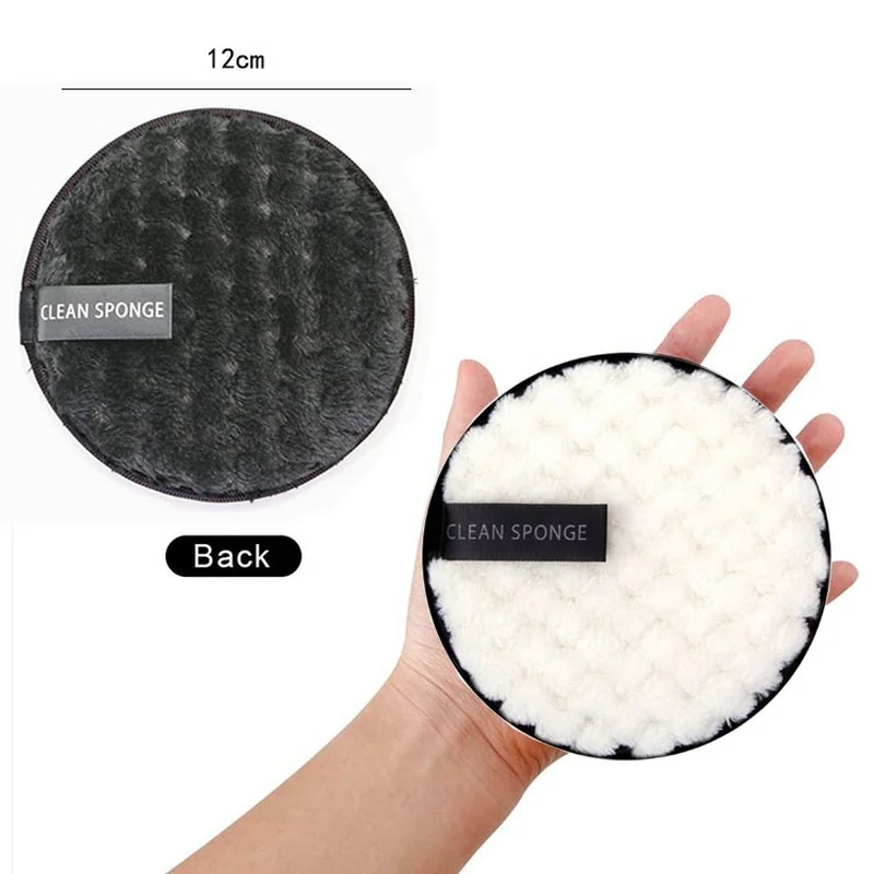 5/10PCS Microfiber Cloth Pad Reusable Makeup Remover Towel Makeup Lazy Makeup Remover Puff Face Makeup Remover