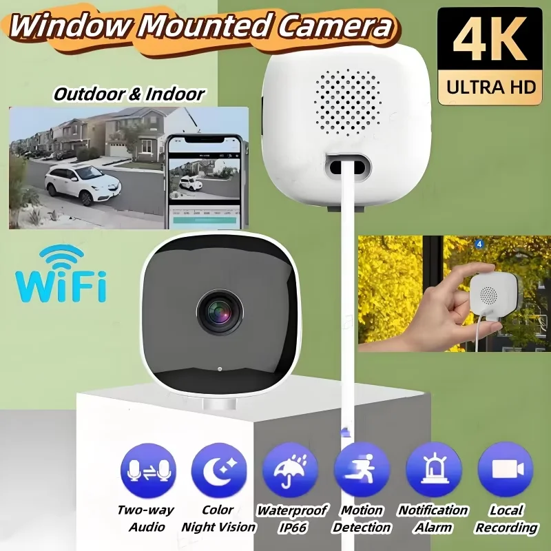 

DIXSG Беспроводная Wi-Fi камера видеонаблюдения для окна