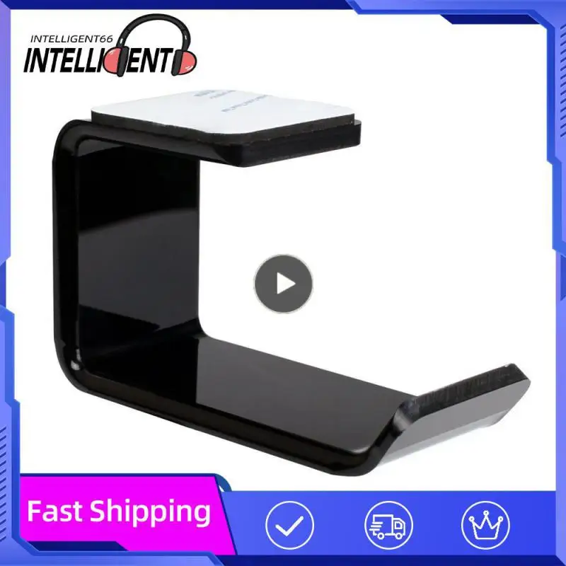 

Good Touch Wall Mount Headphone Stand Smooth And Delicate Internet Cafe Display Rack Strong Load Bearing Durable Headphone Stand