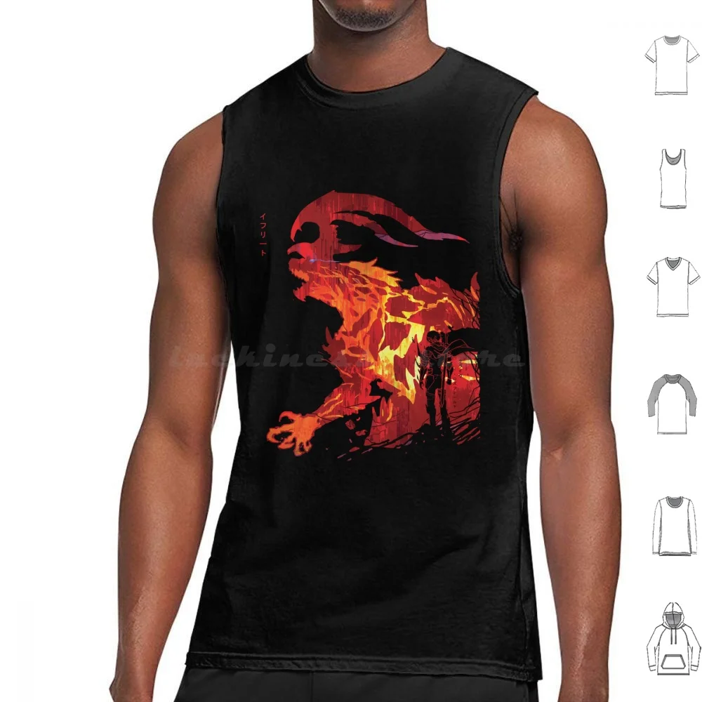 Ifrit Eikon Пробуждение: Clive Rosefield Ffxvi майки с принтом хлопка Ff16 фантазия Xvi Фэнтези 16