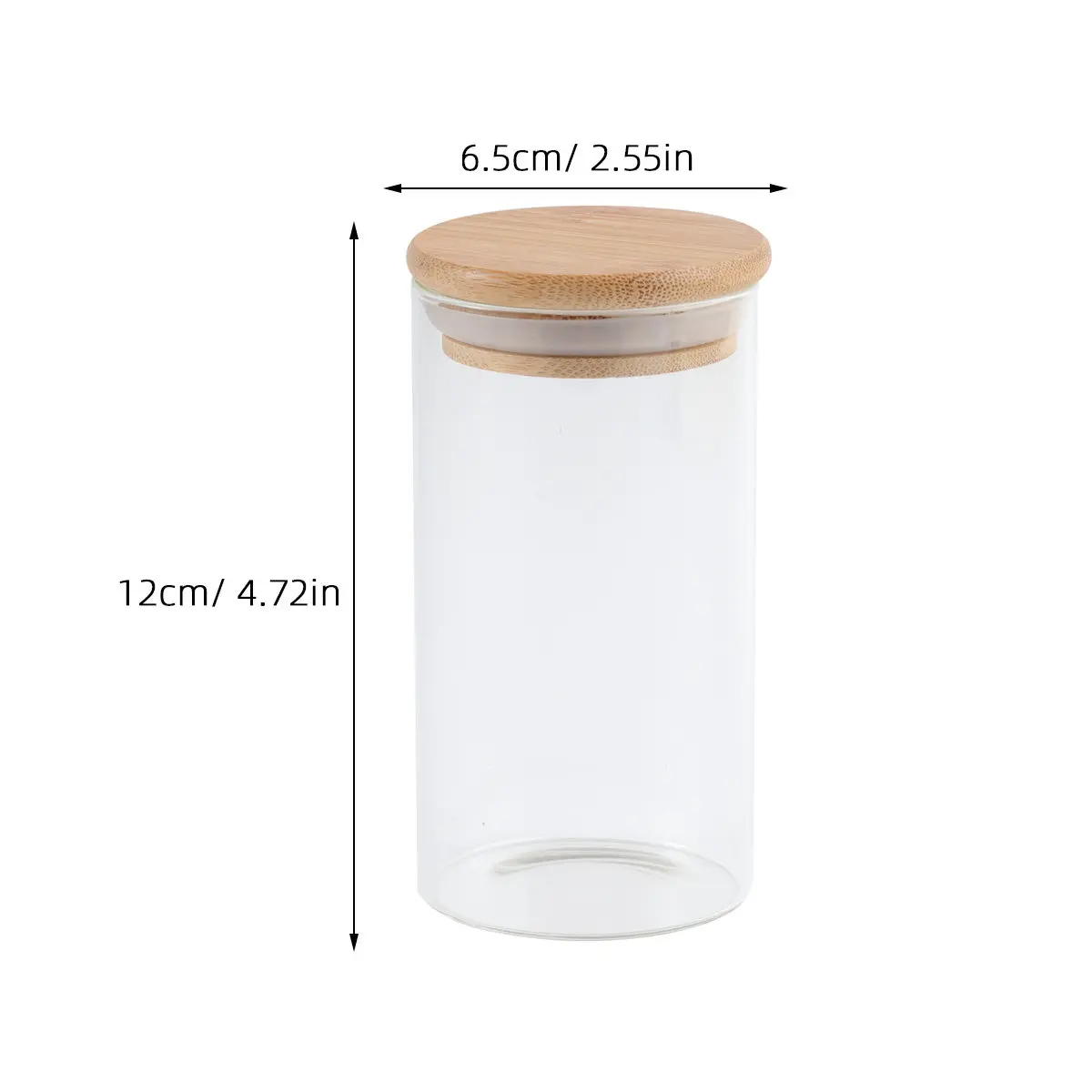 

Стеклянная банка для хранения 300 мл