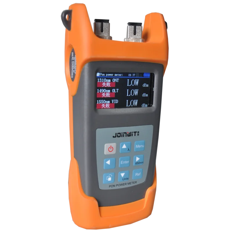 JW3213N PON Optical Power Meter FTTx PON Fiber Optical Power Meter color screen