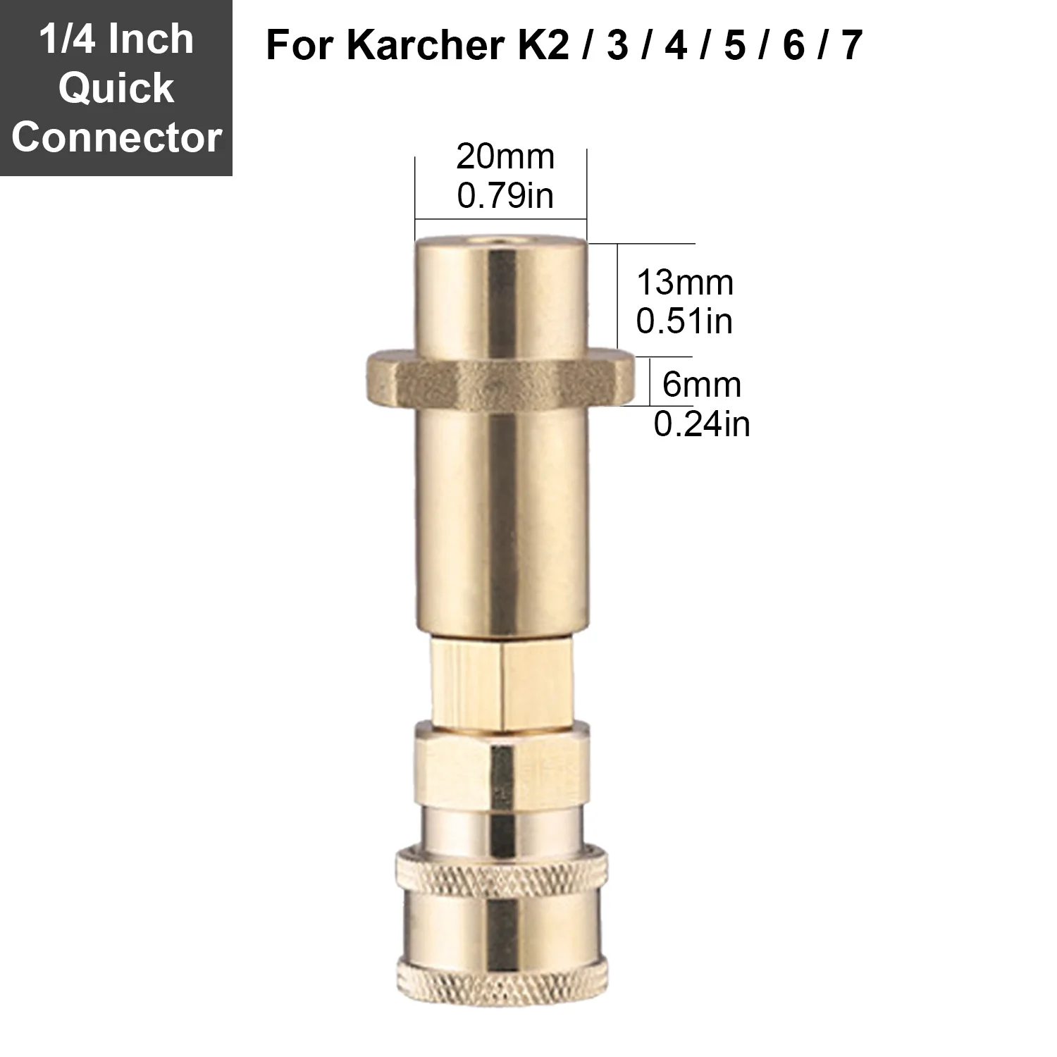 

Адаптер-адаптер для мойки высокого давления, 1/4 дюйма, быстроразъемный разъем, соединительная насадка для Karcher Lavor STIHL M22, 14 мм, пенопластовый наконечник