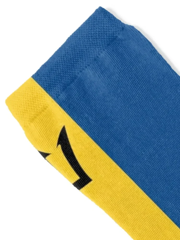 Носки с флагом Барбадоса баскетбольные зимние термобелье рождественский