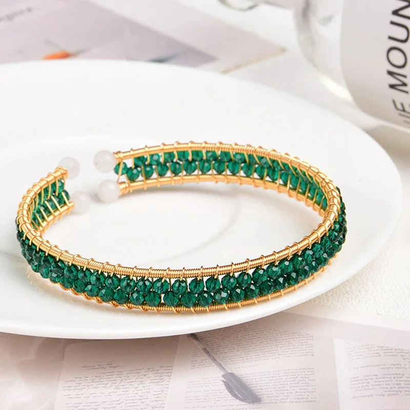 Новинка 2024 года 14 кг браслет ручной работы с кристаллами ювелирные изделия