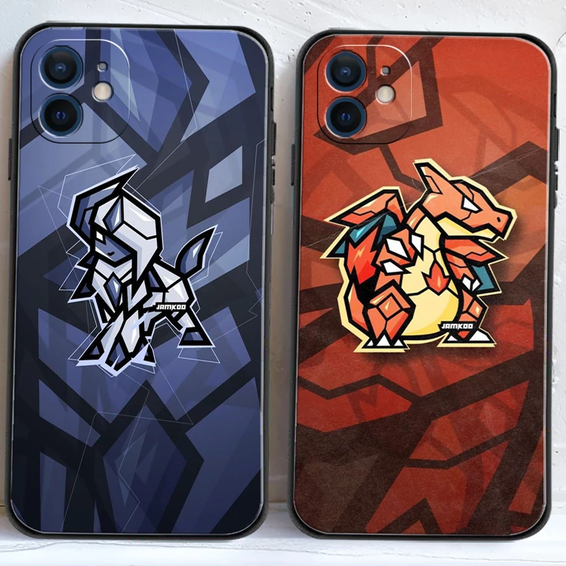 

Pokemon Bandai Phone Cases For iPhone 11 12 Pro MAX 6S 7 8 Plus XS MAX 12 13 Mini X XR SE 2020 Soft TPU Coque Back Cover