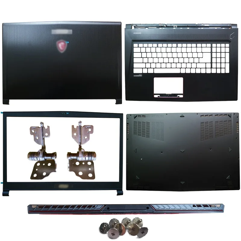 

NEW Laptop For MSI GS73 GS73VR 3077B5A213 3077B1A222 LCD Back Cover/Front Bezel/Hinges/Hinges Cover/Palmrest/Bottom Case
