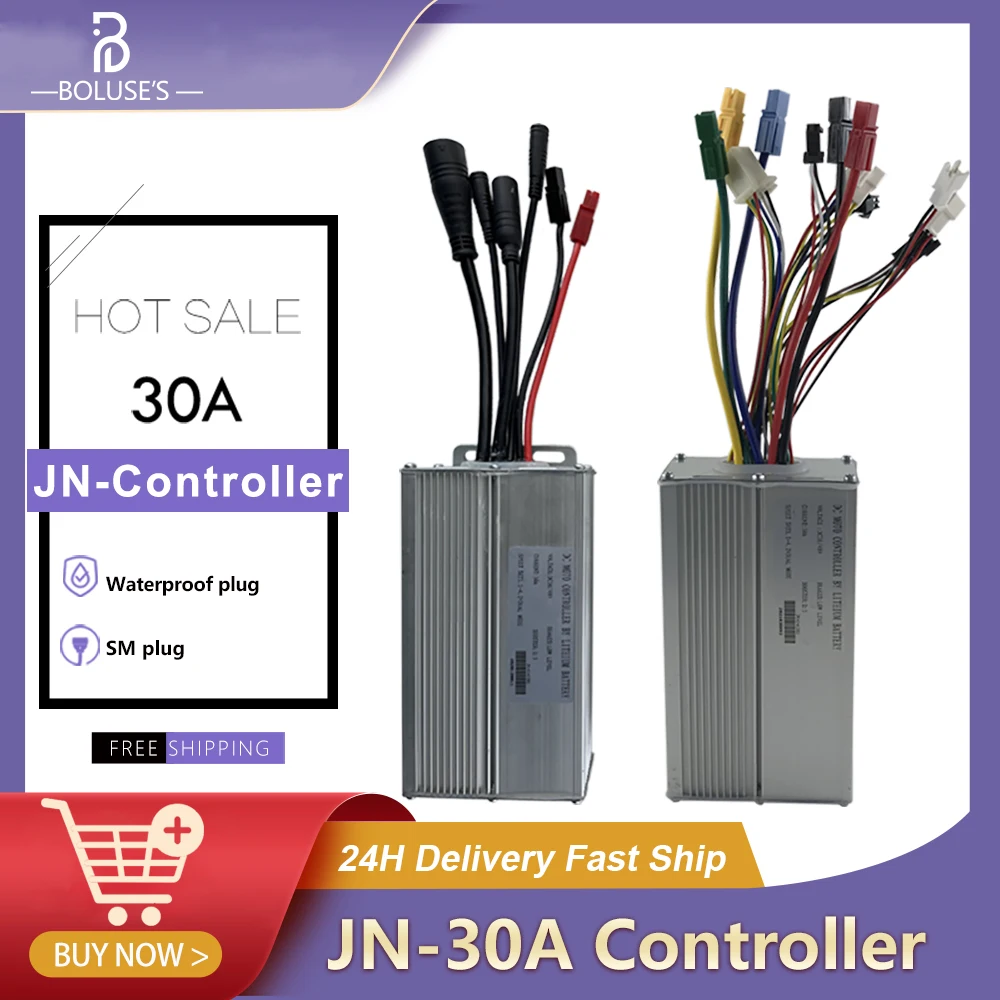 

JN 30A Electric Bike Controller For 48V1000W Brushless Wheel Hub Motor Electric Bicycle Controller With S900 LCD Display Panel