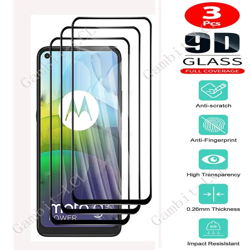 

For Motorola Edge 30 Pro Moto G22 20 S S30 X30 E20 E30 E40 E6i Screen Protector Full Glue Tempered Glass Protective Cover Film