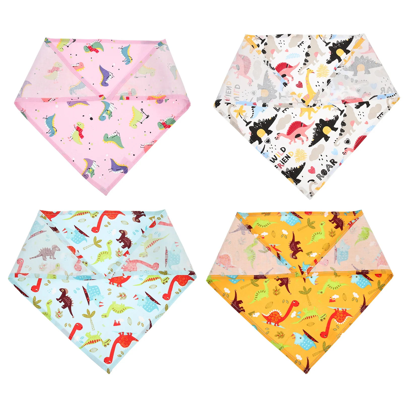 

Pet Dog Scarf Cat Bandana Tie Kerchief Puppy Bow Dinosaurs Accessories Easter Triangle Bibs Kitten Collar Saliva Pattern Bib