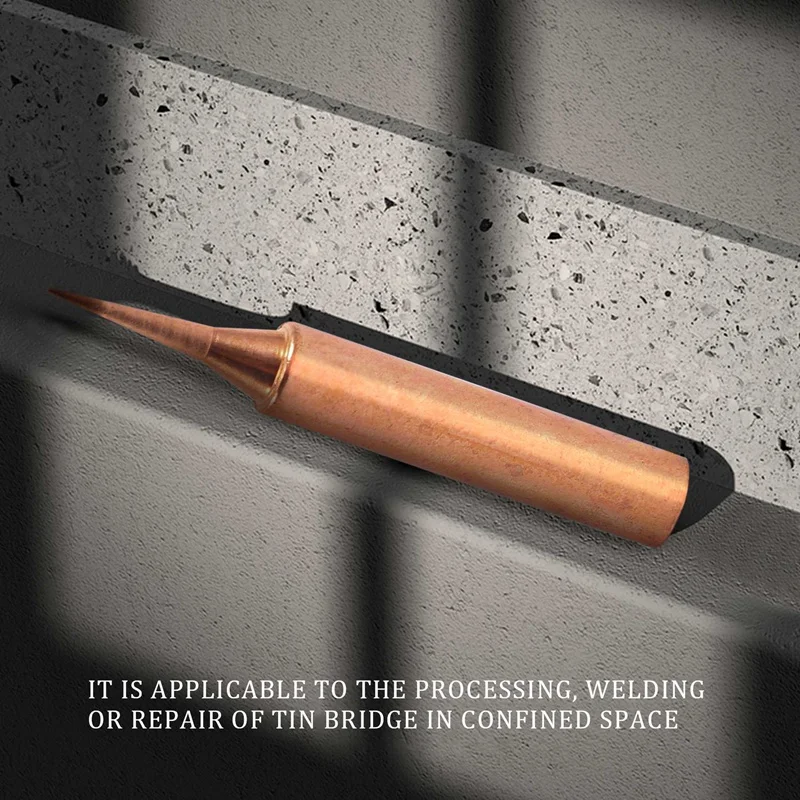 10 шт. 900M-Ti медная паяльная головка медное основание бессвинцовый гальванический