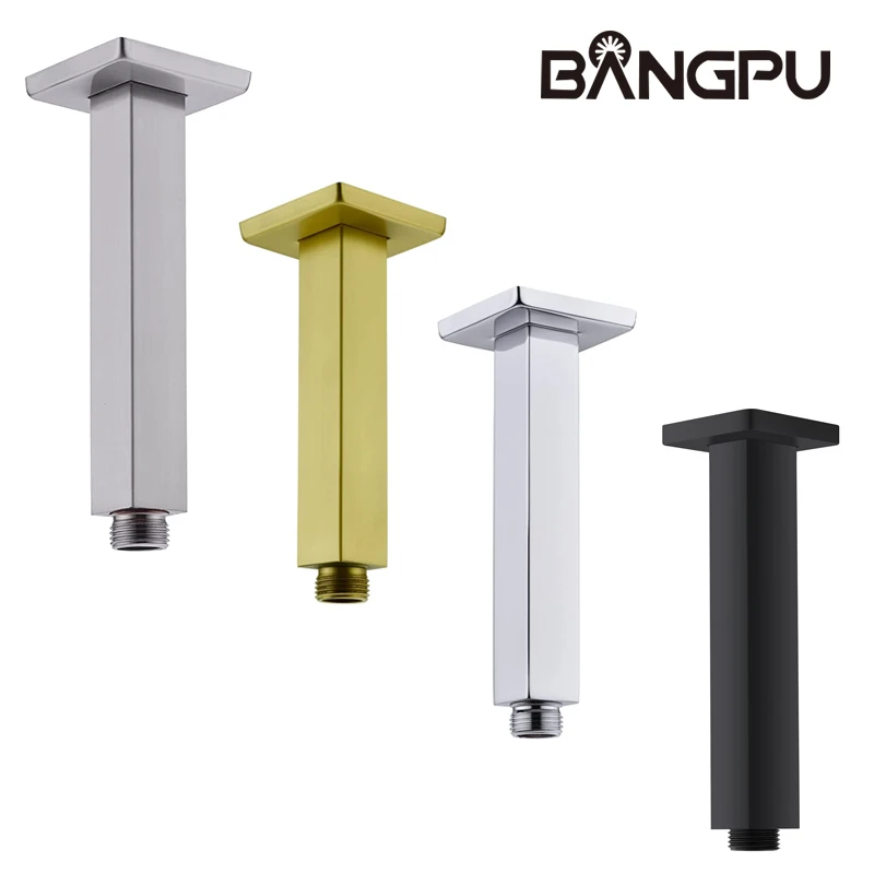Shower Arm Ceiling Mounted 250mm Square Shower Head Arm with