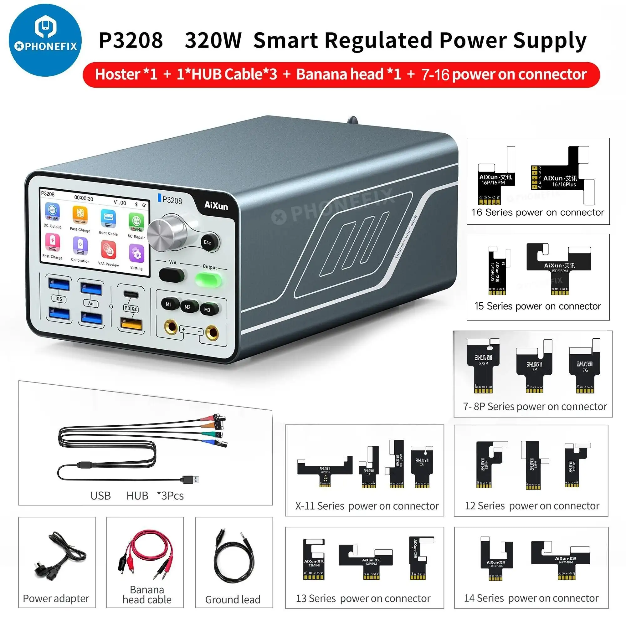 

Источник питания AIXUN P3208 для iPhone 7-16 Pro Max
