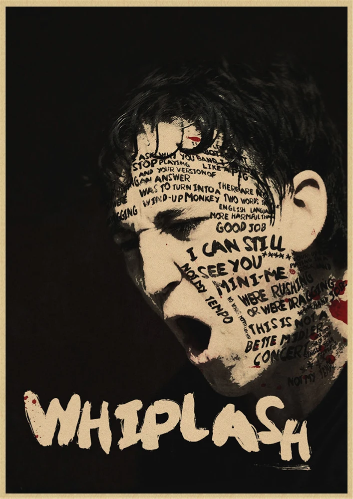

Lot style Choose Whiplash Movie Art print Silk poster Home Wall Decor