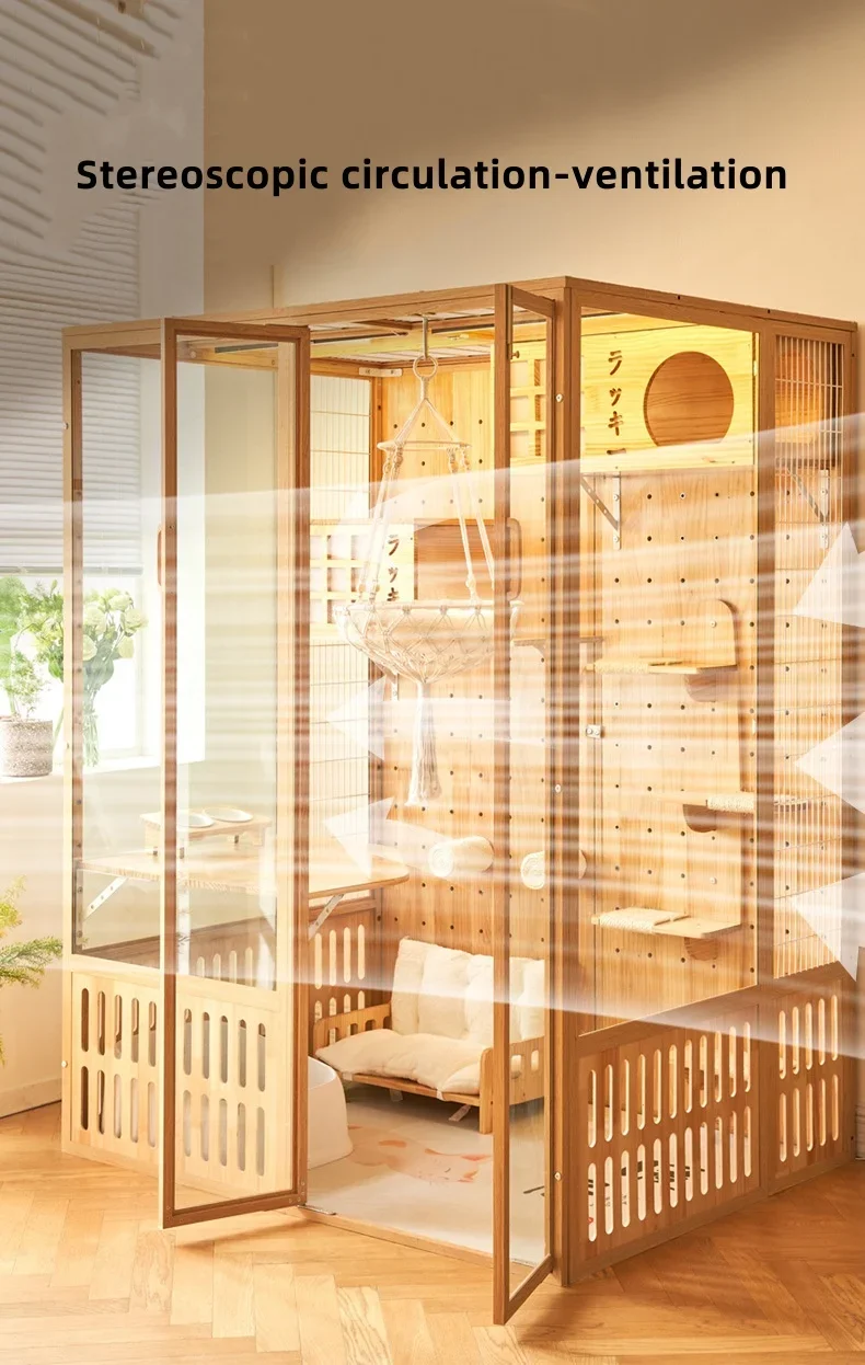 Новое поступление роскошная вилла для кошачьего домика со светодиодной