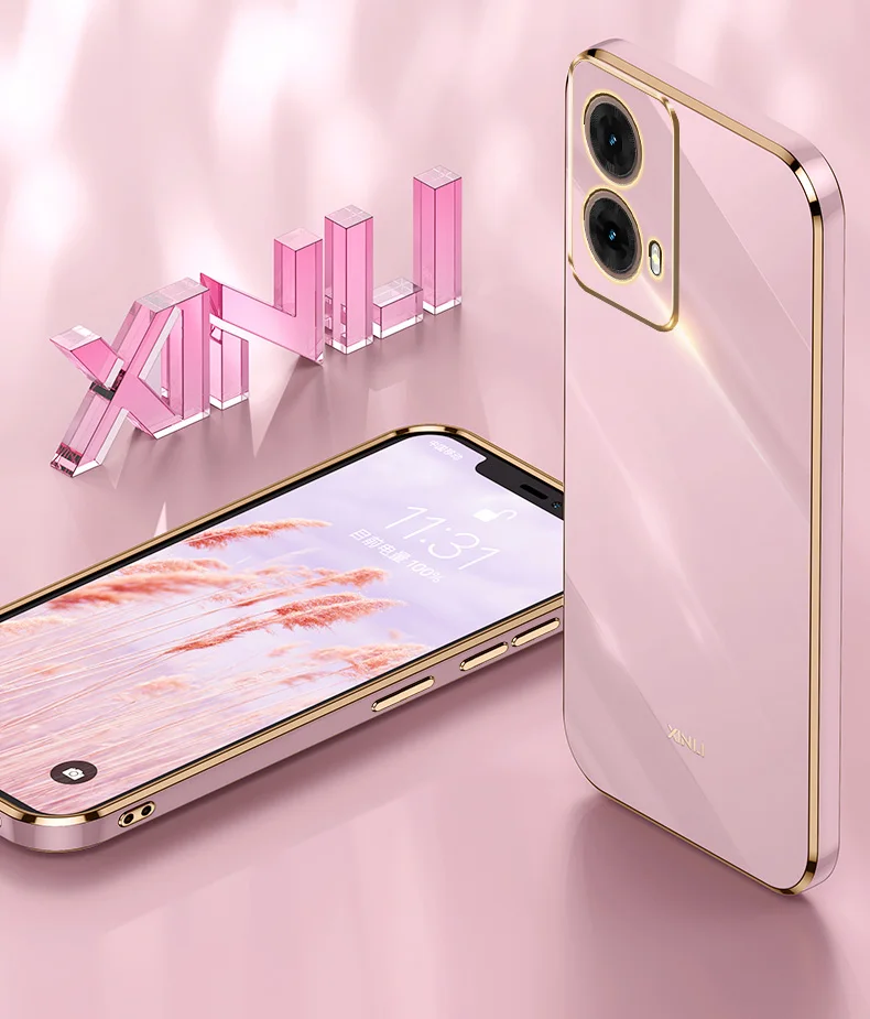 Чехол для Motorola Moto G85 G 85 6D с мягким силиконовым покрытием ультратонкий чехол