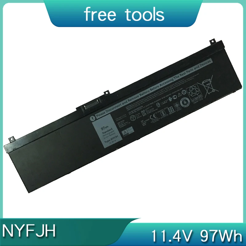 НОВЫЙ 0WMRC GW0K9 0NYFJH NYFJH 11 4 В 97 Втч аккумулятор для ноутбука Dell Precision 7730 7740 7530 7540 P34E P74F