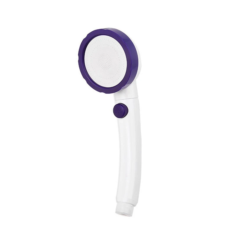 

1 Water-Saving Shower, High-Pressure Abs With Stop Switch, Handheld Spa Shower, Anti-Drop Massage Nozzle