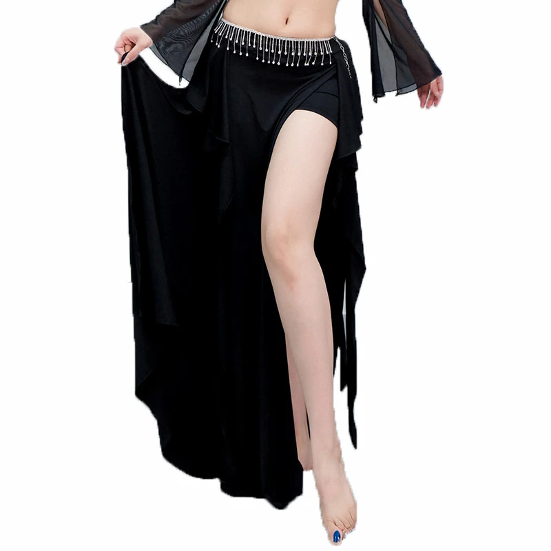 Сексуальная юбка для танца живота новый комплект тренировочной одежды большой