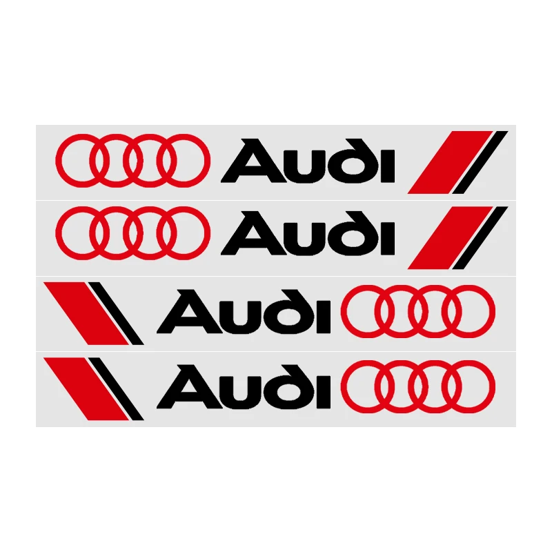 

4 шт., декоративные наклейки на дверную ручку автомобиля Audi Sline RS A1 A2 A3 A4 A5 A6 A7 A8 B8 Q3 Q5
